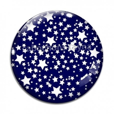 Cabochon Verre - étoile