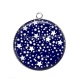 Pendentif Cabochon Argent - étoile