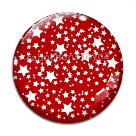Cabochon Verre - étoile