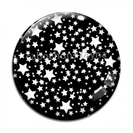 Cabochon Verre - étoile