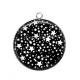 Pendentif Cabochon Argent - étoile