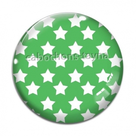 Cabochon Verre - étoile
