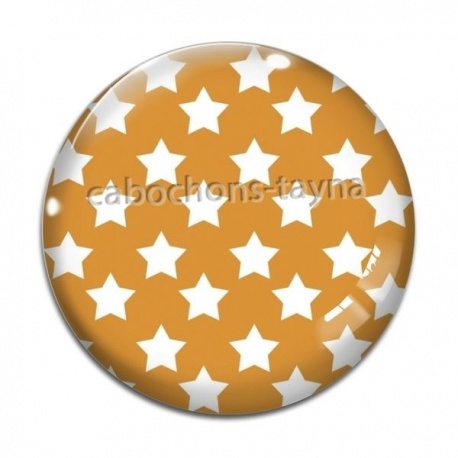 Cabochon Verre - étoile