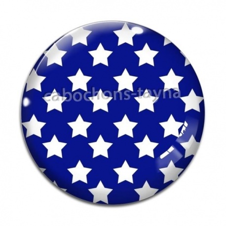 Cabochon Verre - étoile