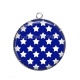 Pendentif Cabochon Argent - étoile