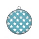 Pendentif Cabochon Argent - étoile