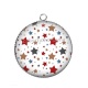 Pendentif Cabochon Argent - étoile