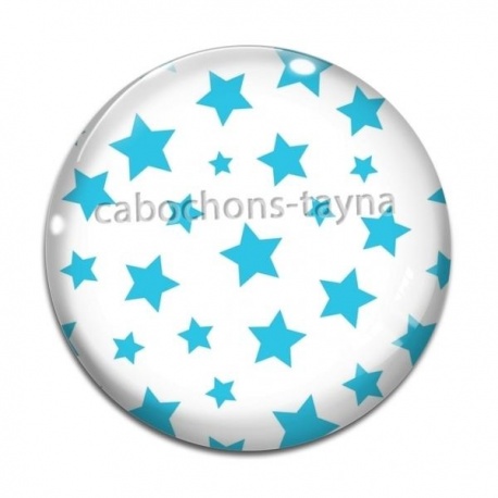 Cabochon Verre - étoile