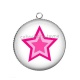 Pendentif Cabochon Argent - étoile