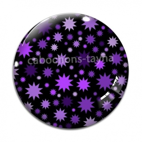 Cabochon Verre - étoile