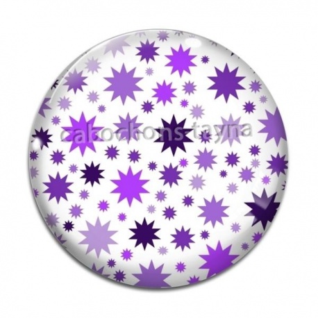 Cabochon Verre - étoile