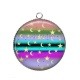 Pendentif Cabochon Argent - étoile