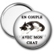 Miroir de poche - en couple avec mon chat