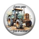 Cabochon Résine - j'peux pas j'ai tracteur