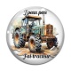 Cabochon Verre - j'peux pas j'ai tracteur
