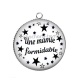 Pendentif Cabochon Argent - une mamie formidable