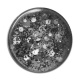 Cabochon Résine - fond paillettes