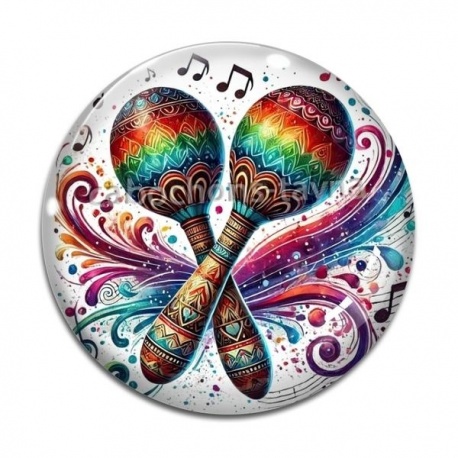 Cabochon Verre - ma racasse