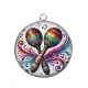 Pendentif Cabochon Argent - ma racasse