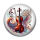 Cabochon Résine - violon
