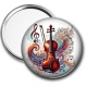 Miroir de poche - violon