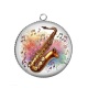 Pendentif Cabochon Argent - xaxo