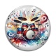 Cabochon Verre - batterie