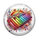 Cabochon Verre - instrument musique
