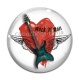 Cabochon Verre - rock n roll