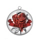 Pendentif Cabochon Argent - rock n roll