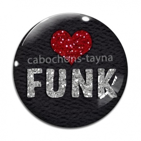 Cabochon Verre - FUNK