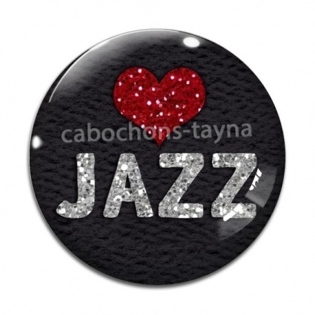Cabochon Verre - JAZZ