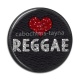 Cabochon Résine - reggae