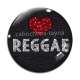 Cabochon Verre - reggae
