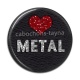Cabochon Résine - métal