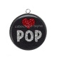 Pendentif Cabochon Argent - pop