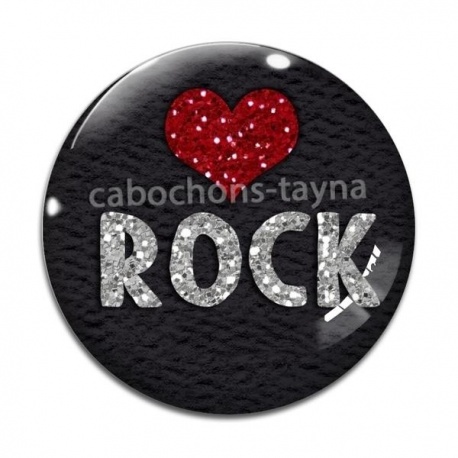 Cabochon Verre - rock