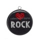 Pendentif Cabochon Argent - rock