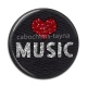 Cabochon Résine - music