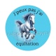 j'peux pas j'ai équitation