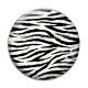 Cabochon Verre - peau de zèbre
