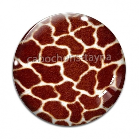 Cabochon Verre - peau 