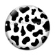 Cabochon Verre - peau de vache