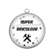 Pendentif Cabochon Argent - super bricoleur
