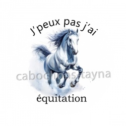 j'peux pas j'ai équitation