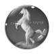 Cabochon Verre - cheval