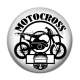 Cabochon Résine - motocross