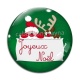 Cabochon Verre - joyeux noël