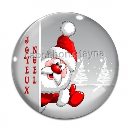 Cabochon Verre -  joyeux noël