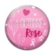 Cabochon Verre - octobre rose
